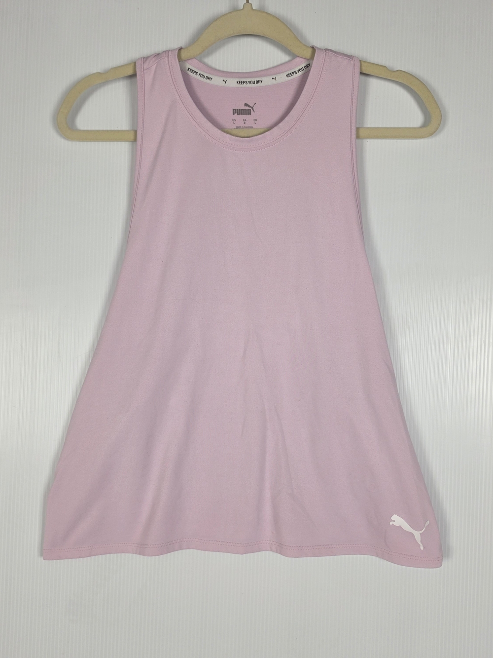 Puma Light Pink Women's Sleeveless Flared Tank